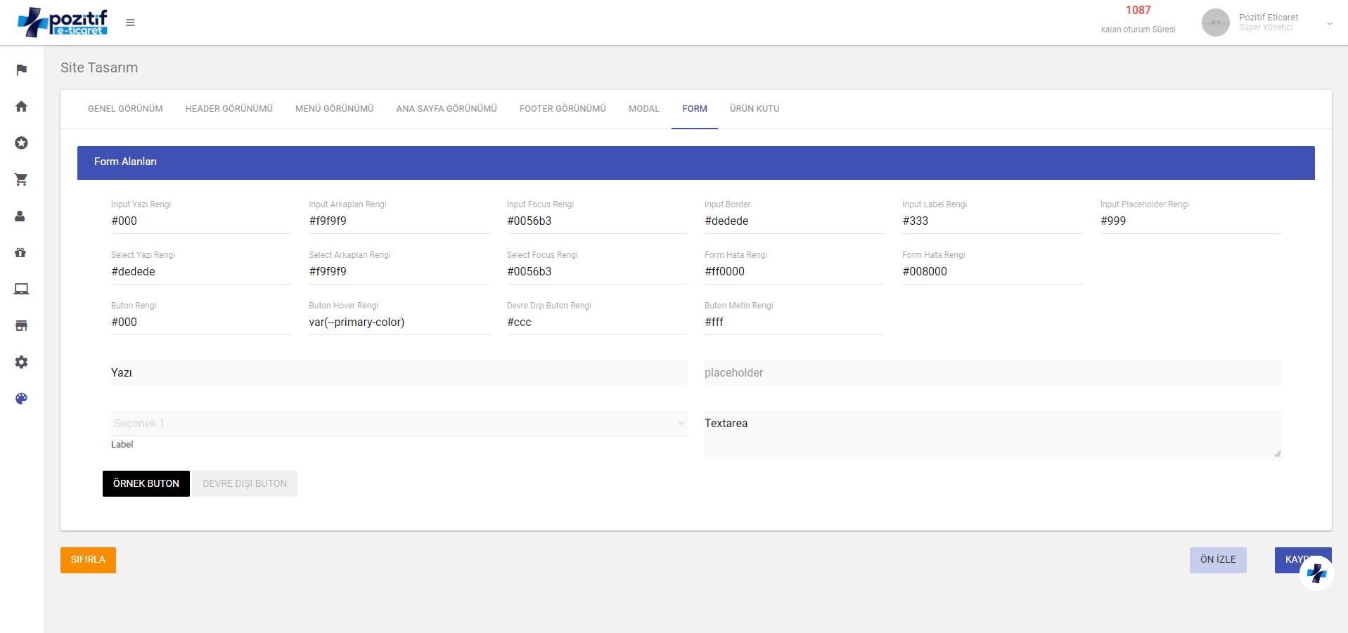 Site Temasını Nasıl Özelleştirebilirim?