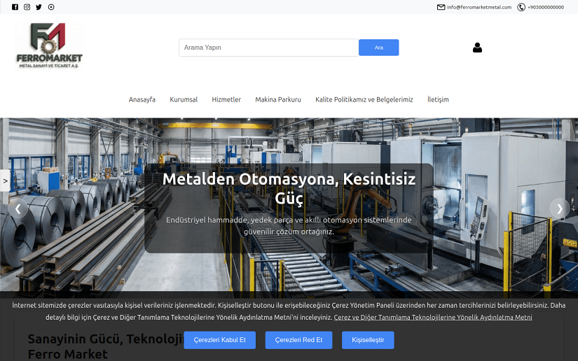 E-Ticaret Sitesi: Profesyonel E-Ticaret Altyapı Paketi